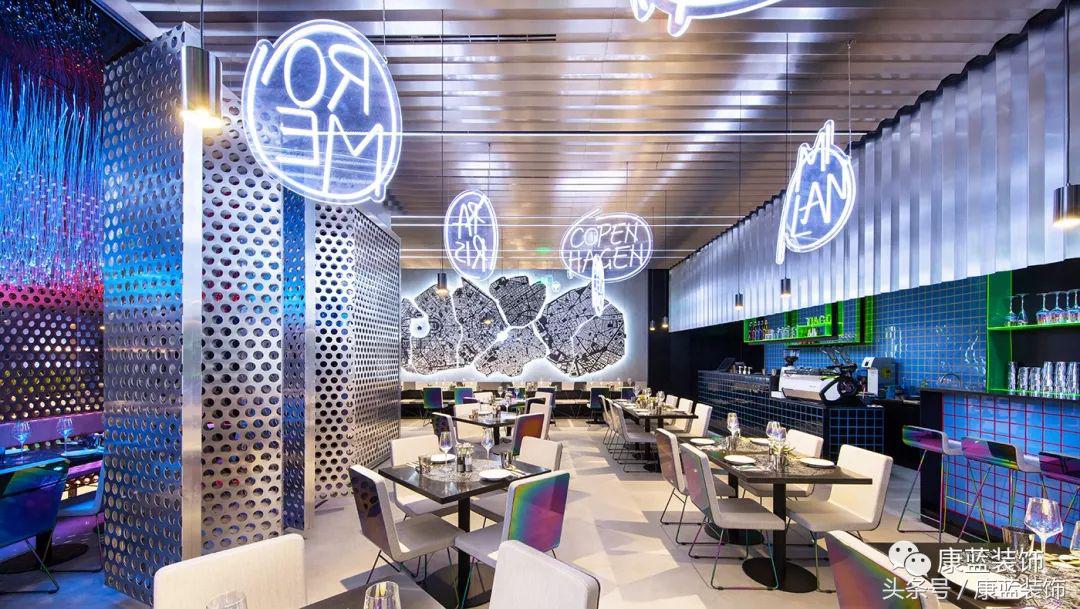 商办地产的投资者开始关注城市亚文化：赛博朋克餐厅的设计装修