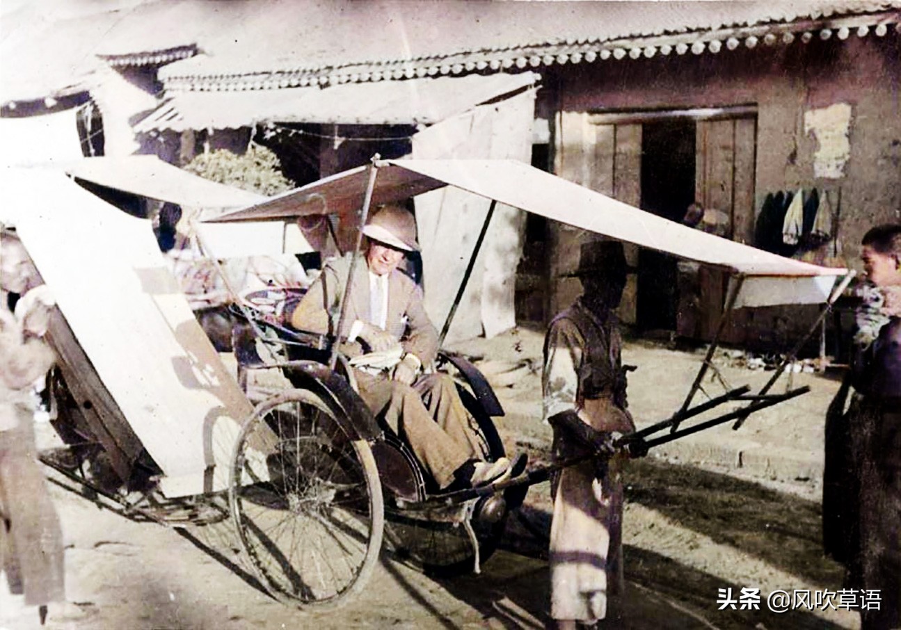 1933年的陕西西安，木头造的汽车，穿着衣服的飞机